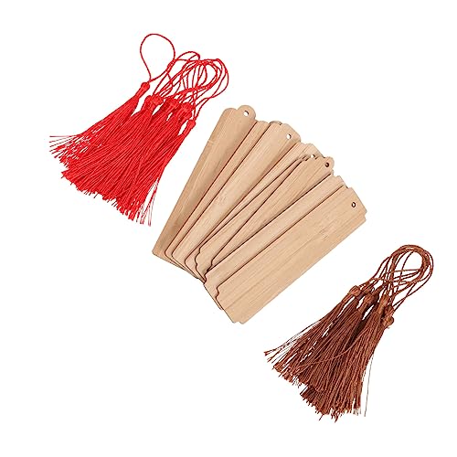 HOMSFOU 1 Satz DIY Bambus Lesezeichen Set Blanko Lesezeichen mit Quasten für Kreative Projekte Handgemachte Dekoration für Schule und Büro für DIY Graffiti und Personalisierte Buchzeichen HOMSFOU 1 Satz DIY Bambus Lesezeichen Set Blanko Lesezeichen mit Quasten für Kreative Projekte Handgemachte Dekoration für Schule und Büro für DIY Graffiti und Personalisierte Buchzeichen von HOMSFOU