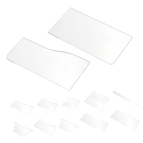 HOMSFOU 1 Satz Diy Geldbörsen Vorlage Acryl Schablone für Handgemachte Brieftaschen Einfach zu Bedienen für Anfänger und Profis Langlebig und Pflegeleicht HOMSFOU 1 Satz Diy Geldbörsen Vorlage Acryl Schablone für Handgemachte Brieftaschen Einfach zu Bedienen für Anfänger und Profis Langlebig und Pflegeleicht von HOMSFOU