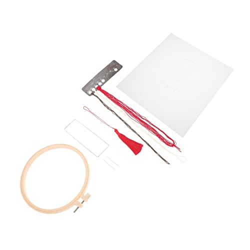 HOMSFOU 1 Satz Diy Handstickerei Buchzeichen mit Doppelseitigem Material Plumpattern für Kreativprojekte für Geduld und Konzentration HOMSFOU 1 Satz Diy Handstickerei Buchzeichen mit Doppelseitigem Material Plumpattern für Kreativprojekte für Geduld und Konzentration von HOMSFOU
