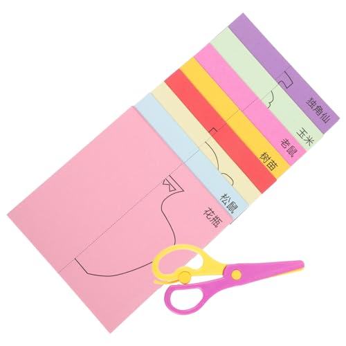 HOMSFOU 1 Satz Diy Papier Schneide Faltpapier Blätter Bastelset für Handwerk Party Diy Aktivitäten HOMSFOU 1 Satz Diy Papier Schneide Faltpapier Blätter Bastelset für Handwerk Party Diy Aktivitäten von HOMSFOU