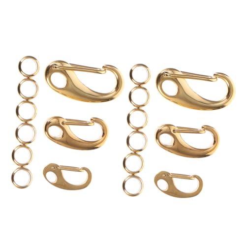 HOMSFOU 1 Satz Diy Schlüsselanhänger Karabinerhaken Set Teilig Karabiner Schlüsselringe Langlebige Verschlüsse für Schmuck und Bastelarbeiten für Armbänder und HOMSFOU 1 Satz Diy Schlüsselanhänger Karabinerhaken Set Teilig Karabiner Schlüsselringe Langlebige Verschlüsse für Schmuck und Bastelarbeiten für Armbänder und von HOMSFOU