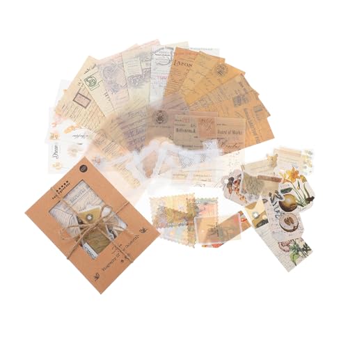 HOMSFOU 1 Satz Diy Scrapbook Sticker Celebrity Series Handgefertigte Materialien für Kreative Projekte für Fotoalben Grußkarten und Origami Dekorationen von HOMSFOU
