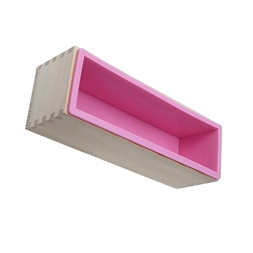 HOMSFOU 1 Satz Diy Seifenform Holz Rechteckige Gießform für Handgemachte für Täglichen Gebrauch zu Hause Rosa von HOMSFOU