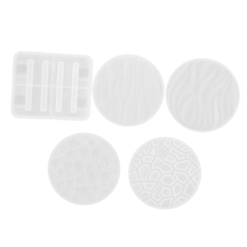 HOMSFOU 1 Satz Diy Silikonform für Untersetzer Runde Formen Untersetzerhalter Epoxidharz Gießform Wiederverwendbar für Bastelprojekte und Wohnkultur HOMSFOU 1 Satz Diy Silikonform für Untersetzer Runde Formen Untersetzerhalter Epoxidharz Gießform Wiederverwendbar für Bastelprojekte und Wohnkultur von HOMSFOU