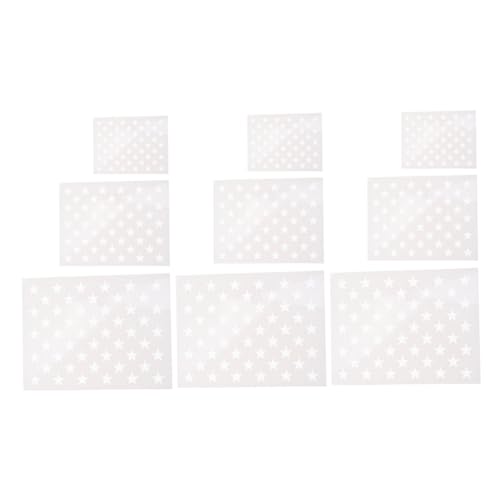 HOMSFOU 1 Satz Diy Star Schablonen Verschiedene S Für Kreative Wandgestaltung Für Heimdekoration Und Amerikanische Flaggenmotive 9blätter HOMSFOU 1 Satz Diy Star Schablonen Verschiedene S Für Kreative Wandgestaltung Für Heimdekoration Und Amerikanische Flaggenmotive 9blätter von HOMSFOU