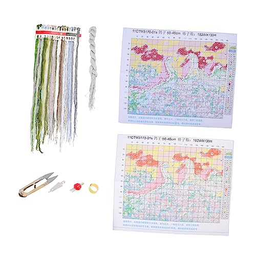 HOMSFOU 1 Satz Diy Stickerei für Anfänger Handgemachtes Kreuzstich Kit mit Stilvollem Geeignet für Erwachsene und Diy Hochwertigen Materialien für Kreative Projekte von HOMSFOU