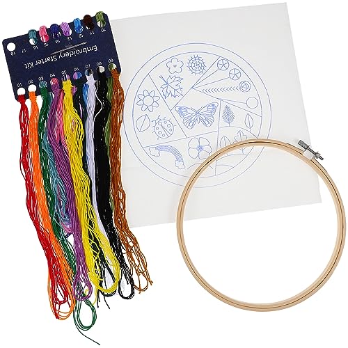 HOMSFOU 1 Satz Diy Stickerei für Anfänger Kreuzstich Kits mit Vorgefertigten Mustern für Kreative Projekte und Freizeitgestaltung Geeignet für Erwachsene von HOMSFOU