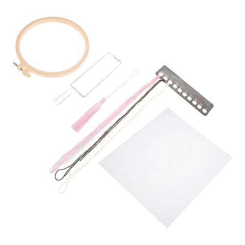 HOMSFOU 1 Satz Diy Stickmaterialien für Buchzeichen mit Pflaumenblütenmuster Doppelseitiges Stickmaterial für Kreative Bastelprojekte HOMSFOU 1 Satz Diy Stickmaterialien für Buchzeichen mit Pflaumenblütenmuster Doppelseitiges Stickmaterial für Kreative Bastelprojekte von HOMSFOU