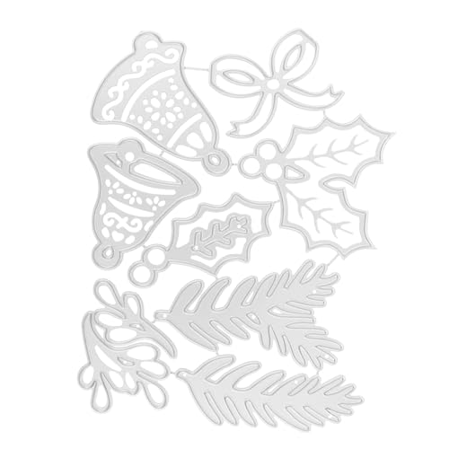 HOMSFOU 1 Satz Diy-stanzform Glockenstanzen Hochzeitskarte Blätter Herstellung Schablone Stanzformen Aus Metall Party-stanzformen Stahl Mit Hohem Kohlenstoffgehalt Silver von HOMSFOU