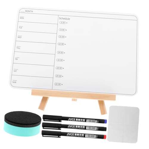 HOMSFOU 1 Satz Doppelseitiges Whiteboard Abwischbares Memo Board mit Marker Radiergummi für Büro und Zuhause Fördert Kreativität und Organisation HOMSFOU 1 Satz Doppelseitiges Whiteboard Abwischbares Memo Board mit Marker Radiergummi für Büro und Zuhause Fördert Kreativität und Organisation von HOMSFOU