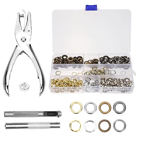 HOMSFOU 1 Satz Druckknopf Installationswerkzeugset Teile mit Ösen Knopfzange für Kleidung Zelte und Lederhandwerk für Diy Projekte und Reparaturen HOMSFOU 1 Satz Druckknopf Installationswerkzeugset Teile mit Ösen Knopfzange für Kleidung Zelte und Lederhandwerk für Diy Projekte und Reparaturen von HOMSFOU