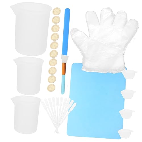 HOMSFOU 1 Satz Epoxidharz Mischbecher Set Teiliges Silikon Werkzeugset für Diy Projekte Präzise Dosierung und Einfaches von Epoxidharz für Bastelarbeiten und Laboranwendungen von HOMSFOU