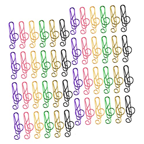 HOMSFOU 1 Satz Farbige Büroklammern Klein Schreibwaren Schreibtisch Süße Büroklammern Süße Bunte Büroklammern Musical Dokumentpapierclips Mehrfarbig Trendy Metall Zufällige Farbe 75 Stück HOMSFOU 1 Satz Farbige Büroklammern Klein Schreibwaren Schreibtisch Süße Büroklammern Süße Bunte Büroklammern Musical Dokumentpapierclips Mehrfarbig Trendy Metall Zufällige Farbe 75 Stück von HOMSFOU