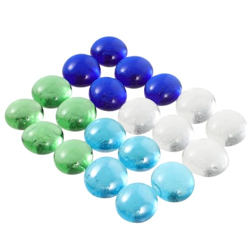 HOMSFOU 1 Satz Farbige Glasperlen für Aquarien und Dekoration DIY Glasperlen und Wiederverwendbar für Pflanzen Vasen Füllmaterial und Projekte von HOMSFOU
