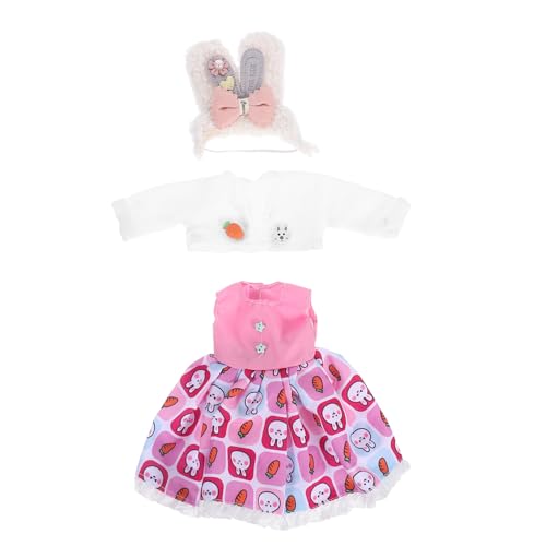 HOMSFOU 1 Satz Gemeinsame Puppenkleidung Babypuppenkleidung Puppen-Outfits Bjd Puppen Kleidung Puppenoutfits Puppenkleidung Bjd-puppenkörper Bjd Dolls Kleid Kurzer Plüsch von HOMSFOU