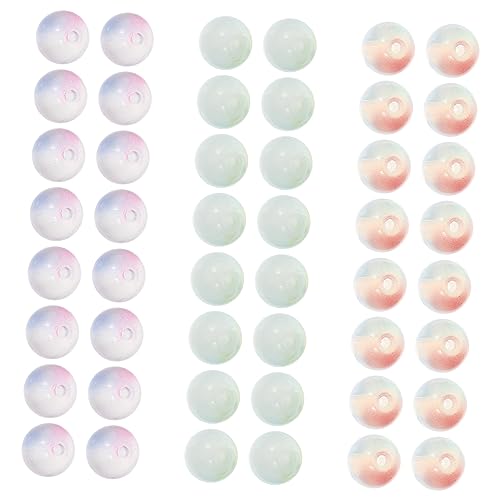 HOMSFOU 1 Satz Glasperlen Runde Diy Beads Für Armbänder Und Spacer Perlen Für Basteln Und Schmuckherstellung Für Handarbeiten Und Dekoration 150 Stück HOMSFOU 1 Satz Glasperlen Runde Diy Beads Für Armbänder Und Spacer Perlen Für Basteln Und Schmuckherstellung Für Handarbeiten Und Dekoration 150 Stück von HOMSFOU