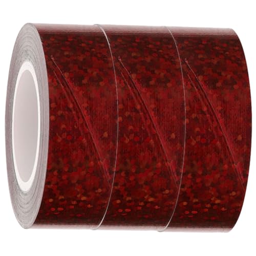 HOMSFOU 1 Satz Glitzeband Verpackung Weihnachts-klebeband Helles Farbband Multifunktions-klebeband Klebeband Reparieren Band Masse Teppichklebeband Für Teppich -tuchbasis Rot 3rollen HOMSFOU 1 Satz Glitzeband Verpackung Weihnachts-klebeband Helles Farbband Multifunktions-klebeband Klebeband Reparieren Band Masse Teppichklebeband Für Teppich -tuchbasis Rot 3rollen von HOMSFOU