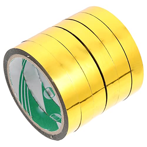 HOMSFOU 1 Satz Gold Dekoratives Washi Tape Metallic Spiegel Klebeband Diy Grafikband Für Basteln Scrapbooking Geschenkverpackung 6rollen HOMSFOU 1 Satz Gold Dekoratives Washi Tape Metallic Spiegel Klebeband Diy Grafikband Für Basteln Scrapbooking Geschenkverpackung 6rollen von HOMSFOU