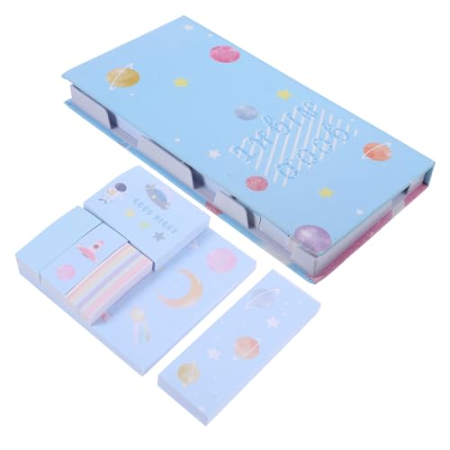 HOMSFOU 1 Satz Haftnotizen Kreativ Memo Pads bunt Selbstklebende Notizblöcke entzückende Notizaufkleber Haftnotizblöcke selbstklebender Hinweisaufkleber Aufkleber für Büronotizen Abs von HOMSFOU