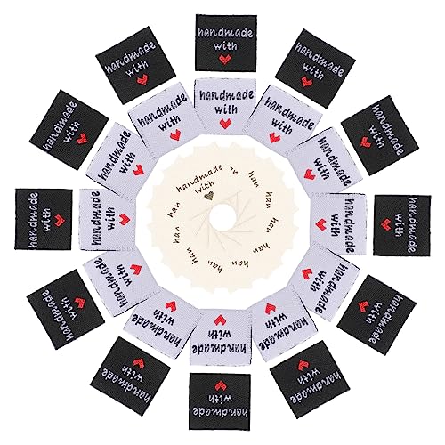 HOMSFOU 1 Satz Handgemachte Kleidungsetiketten Diy Nählabels Und Kreative Nähprojekte Und 150 Stück von HOMSFOU