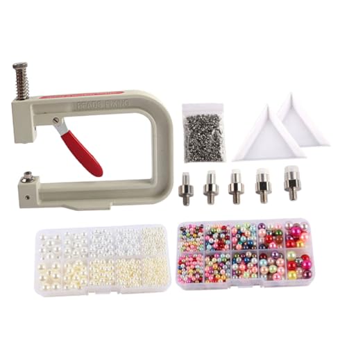 HOMSFOU 1 Satz Handpress Perlen Setzmaschine Tragbares Diy Werkzeug für Präzises Fixieren von Perlen Kleidung Taschen und Accessoires Handwerk Zubehör zur Einfachen Anwendung HOMSFOU 1 Satz Handpress Perlen Setzmaschine Tragbares Diy Werkzeug für Präzises Fixieren von Perlen Kleidung Taschen und Accessoires Handwerk Zubehör zur Einfachen Anwendung von HOMSFOU