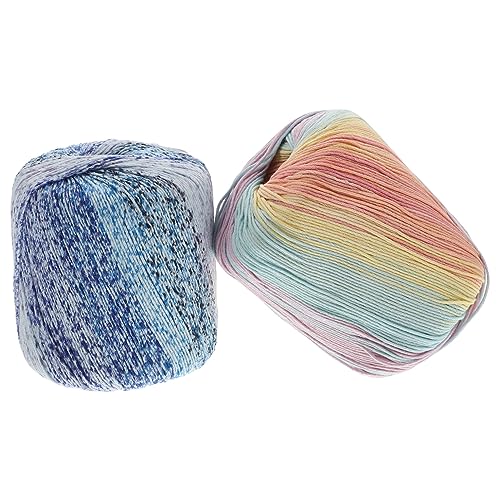 HOMSFOU 1 Satz Handstrick Baumwollgarn Für Diy Hochwertige Wolle Zum Häkeln Und Stricken Atmungsaktiv Und Langlebig Für Kleidung Und Handgemachte Accessoires 2 Stück HOMSFOU 1 Satz Handstrick Baumwollgarn Für Diy Hochwertige Wolle Zum Häkeln Und Stricken Atmungsaktiv Und Langlebig Für Kleidung Und Handgemachte Accessoires 2 Stück von HOMSFOU