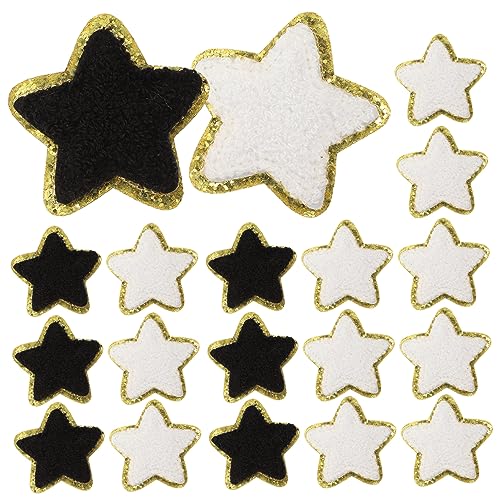 HOMSFOU 1 Satz Handtuchstofftuch Patch Kleidung Kleidung Schwarz Flicken Aufnähen Jeans-patch Sternenaufnäher Für Kleidung Jubel-patches Flecken Bestickt Chenille 32 Stück HOMSFOU 1 Satz Handtuchstofftuch Patch Kleidung Kleidung Schwarz Flicken Aufnähen Jeans-patch Sternenaufnäher Für Kleidung Jubel-patches Flecken Bestickt Chenille 32 Stück von HOMSFOU