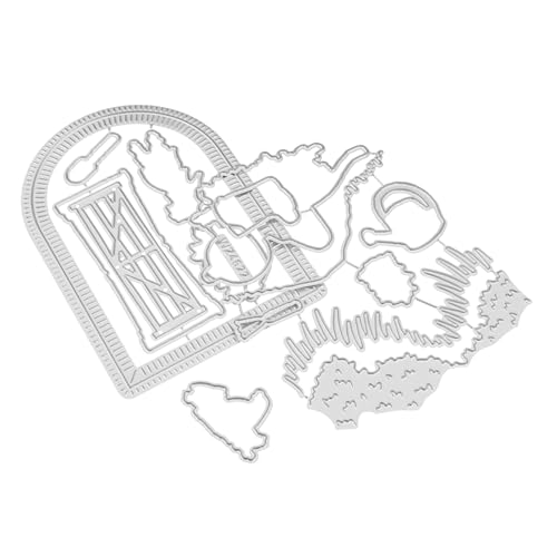 HOMSFOU 1 Satz Hintergrundschablonenkartenherstellung kartenherstellung gestanzt Album-Stanzform Werkzeug Schnitte Scrapbooking stirbt Schablonen für die Kartenherstellung Metall Silber HOMSFOU 1 Satz Hintergrundschablonenkartenherstellung kartenherstellung gestanzt Album-Stanzform Werkzeug Schnitte Scrapbooking stirbt Schablonen für die Kartenherstellung Metall Silber von HOMSFOU