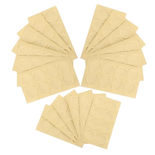 HOMSFOU 1 Satz Hochzeitsaufkleber Goldene Siegelaufkleber Für Einladungen Geschenktüten Und Dekorationen Selbstklebende Etiketten Für Und Bastelprojekte 20 Stück von HOMSFOU