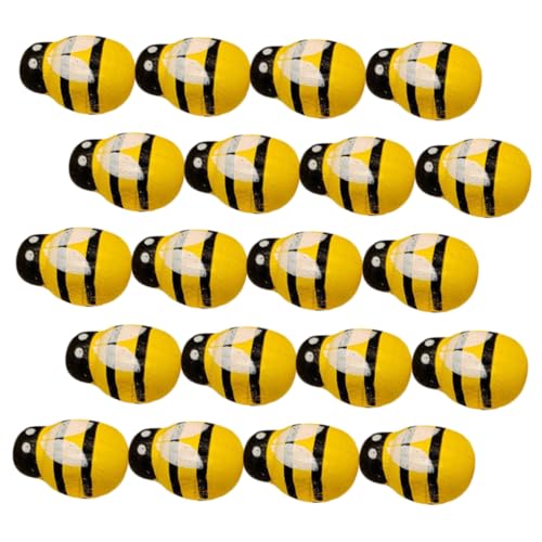 HOMSFOU 1 Satz Holzbienendekoration Mini-bienen-ornamente Handwerk Hängend Bauernhaus-bienen-ornamente Bienen-design- Festivaldekoration Tablett 24 Stück HOMSFOU 1 Satz Holzbienendekoration Mini-bienen-ornamente Handwerk Hängend Bauernhaus-bienen-ornamente Bienen-design- Festivaldekoration Tablett 24 Stück von HOMSFOU