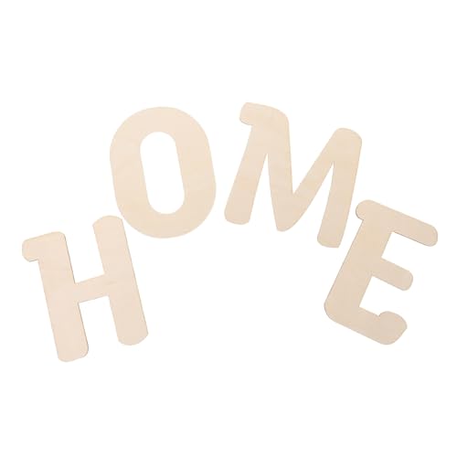HOMSFOU 1 Satz Holzbuchstaben Selber Machen Wanddekoration Wohnkultur Kunsthandwerk Buchstabenausschnitte Brief Lustiges Holzgeschenk Holzbuchstaben Basteln Beige 4 Stück HOMSFOU 1 Satz Holzbuchstaben Selber Machen Wanddekoration Wohnkultur Kunsthandwerk Buchstabenausschnitte Brief Lustiges Holzgeschenk Holzbuchstaben Basteln Beige 4 Stück von HOMSFOU