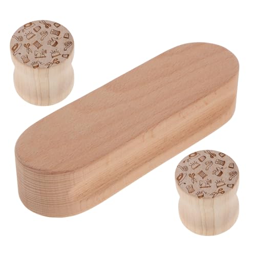 HOMSFOU 1 Satz Holznaht Drücker Multifunktionales Näh und Quilting Werkzeug mit Drücker und Runden Druckgewichten für Präzises Bügeln HOMSFOU 1 Satz Holznaht Drücker Multifunktionales Näh und Quilting Werkzeug mit Drücker und Runden Druckgewichten für Präzises Bügeln von HOMSFOU