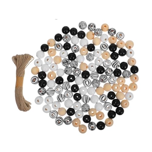 HOMSFOU 1 Satz Holzperlen Und Hanfseil -diy -accessoires Herstellung Runden Handwerk Klein Bastelperlen Aus Holz Farbige Holzperlen Perlen Zum Basteln Tierische Perlen Holzperlen Masse HOMSFOU 1 Satz Holzperlen Und Hanfseil -diy -accessoires Herstellung Runden Handwerk Klein Bastelperlen Aus Holz Farbige Holzperlen Perlen Zum Basteln Tierische Perlen Holzperlen Masse von HOMSFOU