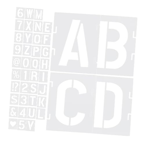 HOMSFOU 1 Satz Inkjet-vorlage Alphabetschablonen Material Nummer Schablone Malerei Brief Wandschablonen Großes Muster Filigrane Buchstabenschablonen Das Haustier 42 Stück HOMSFOU 1 Satz Inkjet-vorlage Alphabetschablonen Material Nummer Schablone Malerei Brief Wandschablonen Großes Muster Filigrane Buchstabenschablonen Das Haustier 42 Stück von HOMSFOU