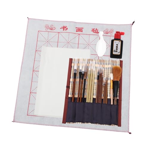 HOMSFOU 1 Satz Kalligraphie Pinselset Teiliges für Chinesische Malerei und Zeichnung Langlebige und Robuste Pinsel Schreibwerkzeug für Schüler und Anfänger Tintenaufnahme und Präzise von HOMSFOU