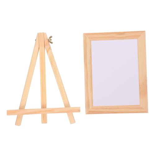 HOMSFOU 1 Satz Kalligraphie -Zeichnungsbrett für erste Tafel Staffelei für Schwarz Malerei Zeichenbrett Mini-Tafelschilder aus Holz Tafel schreiben hölzern Weiß HOMSFOU 1 Satz Kalligraphie -Zeichnungsbrett für erste Tafel Staffelei für Schwarz Malerei Zeichenbrett Mini-Tafelschilder aus Holz Tafel schreiben hölzern Weiß von HOMSFOU