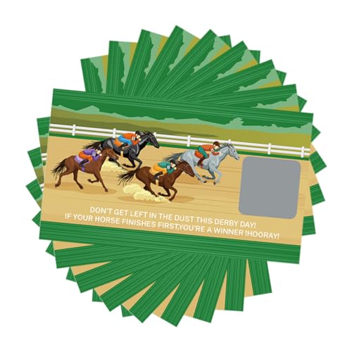 HOMSFOU 1 Satz Karte Aufkleber-Tickets abrubbeln Rubbel-Sticker-Preise Stickerspiel abrubbeln Party-Rubbelspiel Lose Preise abrubbeln Lose abrubbeln Papier von HOMSFOU