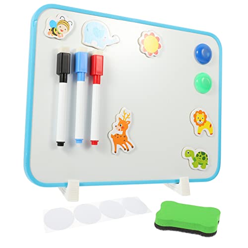 HOMSFOU 1 Satz Kleines Magnetisches Whiteboard Doppelseitige Tafel für Abwischbar Zeichenbrett für Zuhause und Schule für Kreativität und Spaß von HOMSFOU