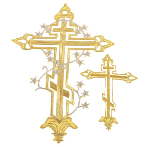 HOMSFOU 1 Satz Kreuz-patch Flicken Aufnähen Kleidungsflicken Stickerei Kreuzen Verzerrungen Dekorative Fellflecken Eisenflecken Selber Machen Mantelflicken Stoff 2 Stück HOMSFOU 1 Satz Kreuz-patch Flicken Aufnähen Kleidungsflicken Stickerei Kreuzen Verzerrungen Dekorative Fellflecken Eisenflecken Selber Machen Mantelflicken Stoff 2 Stück von HOMSFOU