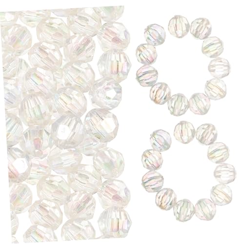 HOMSFOU 1 Satz Kristallperlen Facettierte Zwischenperlen Herstellung Runden Runde Abstandsperlen Lose Schmuck Kleine Perlen Zum Basteln Loch Perlen Halskette Perlen Plastik 100 Stück HOMSFOU 1 Satz Kristallperlen Facettierte Zwischenperlen Herstellung Runden Runde Abstandsperlen Lose Schmuck Kleine Perlen Zum Basteln Loch Perlen Halskette Perlen Plastik 100 Stück von HOMSFOU