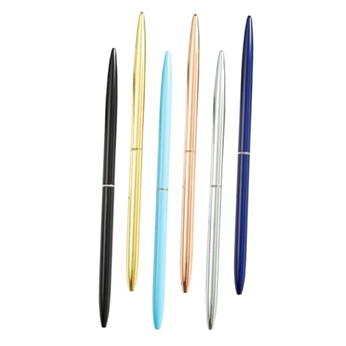 HOMSFOU 1 Satz Kugelschreiber Glatt Schlank Multifunktional Blau Für Den Schreibtisch Kugelschreiber Mehrere Farben In Einem Schreibstift Metall Mehrzweckstift 6 Stück HOMSFOU 1 Satz Kugelschreiber Glatt Schlank Multifunktional Blau Für Den Schreibtisch Kugelschreiber Mehrere Farben In Einem Schreibstift Metall Mehrzweckstift 6 Stück von HOMSFOU