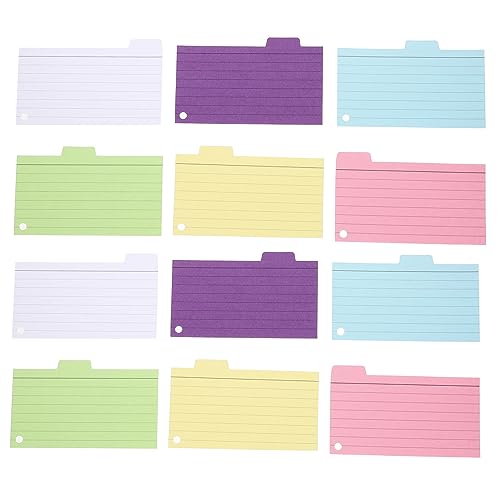HOMSFOU 1 Satz Liniert Notizblöcke Karteikarten Für Büro Und Schule Kleine Memo Pads Verschiedenen Für Notizen Journale Und Skizzen Tragbar Und Langlebig 6 Stück von HOMSFOU
