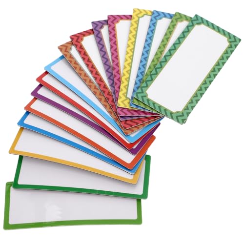 HOMSFOU 1 Satz Magnetische Namensschilder Teilig Farbige Abwischbare Etiketten Für Whiteboards Wiederverwendbar Für Schule Büro Und Organisation 16 Stück von HOMSFOU