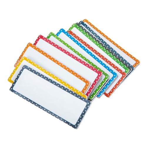 HOMSFOU 1 Satz Magnetisches Namensband Niedliche Magnetische Kühlschrank Etikettenstreifen Namensschilder Magnetische Abnehmbare Etiketten Magnetisches Kühlschrank Whiteboard 16 Stück von HOMSFOU