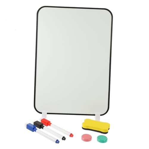 HOMSFOU 1 Satz Magnetisches Whiteboard Wiederbeschreibbares Schreibbrett für Zuhause Büro und Schule mit Ständer und Zufälliger Farbauswahl für Radiergummi für Notizen und HOMSFOU 1 Satz Magnetisches Whiteboard Wiederbeschreibbares Schreibbrett für Zuhause Büro und Schule mit Ständer und Zufälliger Farbauswahl für Radiergummi für Notizen und von HOMSFOU