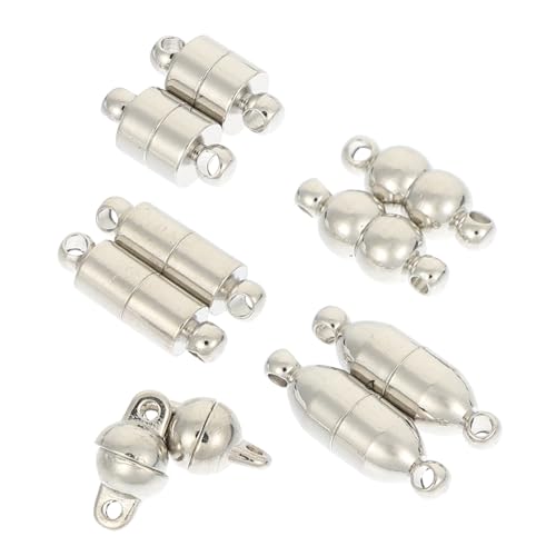 HOMSFOU 1 Satz Magnetverschlüsse Für Diy Schmuckherstellung Magnetische Armband Und Halskettenverschlüsse Installieren Für Bastelprojekte 5 Paare HOMSFOU 1 Satz Magnetverschlüsse Für Diy Schmuckherstellung Magnetische Armband Und Halskettenverschlüsse Installieren Für Bastelprojekte 5 Paare von HOMSFOU