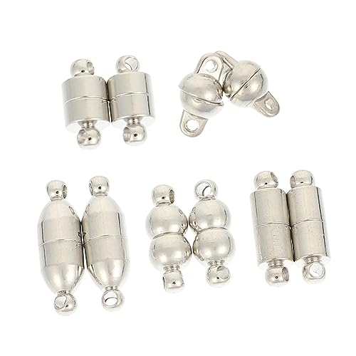 HOMSFOU 1 Satz Magnetverschlüsse Für Schmuckherstellung Leichte Kompakte Und Vielseitige Verbindungselemente Für Armbänder Und Für Diy Projekte 5 Paare von HOMSFOU
