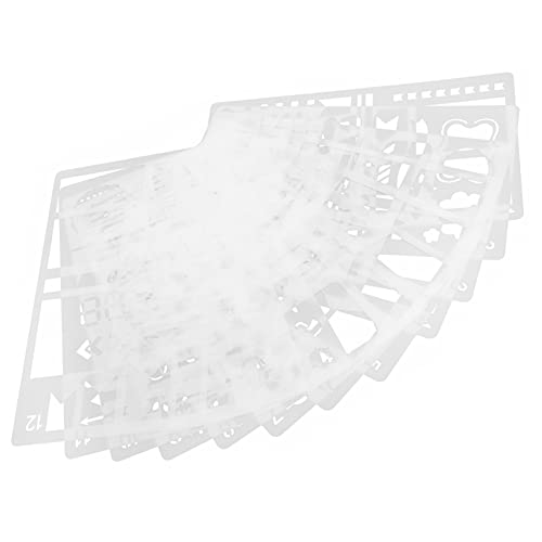 HOMSFOU 1 Satz Malvorlage Journalvorlagen Schablone Nummer Großes Material Geometrisches Handwerk Farbe Wiederverwendbar Spray Graffiti Zeichenbrett Zeichenwerkzeuge 12 Stück HOMSFOU 1 Satz Malvorlage Journalvorlagen Schablone Nummer Großes Material Geometrisches Handwerk Farbe Wiederverwendbar Spray Graffiti Zeichenbrett Zeichenwerkzeuge 12 Stück von HOMSFOU