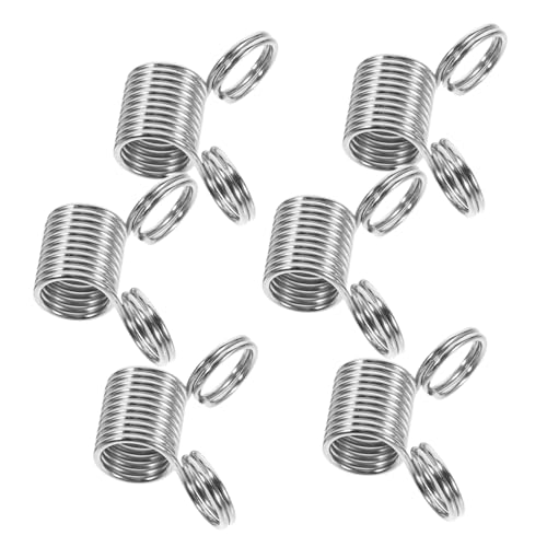 HOMSFOU 1 Satz Metallperlen Stopper Federspannung Für Schmuckherstellung Vielseitiges Diy Werkzeug Für Projekte Für Armbänder Und Mehr 6 Stück von HOMSFOU