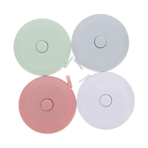 HOMSFOU 1 Satz Mini Maßband Tragbares Flexibles Schneidermaßband Weiß Blau Und Grün Für Körpermessungen Schneidern Und Basteln 4 Stück HOMSFOU 1 Satz Mini Maßband Tragbares Flexibles Schneidermaßband Weiß Blau Und Grün Für Körpermessungen Schneidern Und Basteln 4 Stück von HOMSFOU